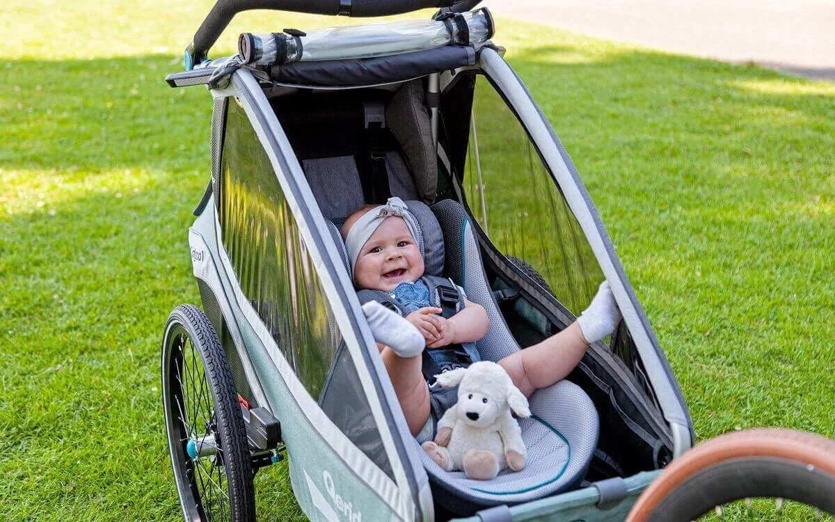 Ab wann ist ein Fahrradanhänger für Kinder geeignet?
