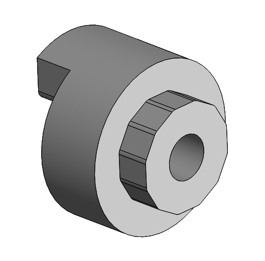 Kupplungsverdrehsicherung 8mm