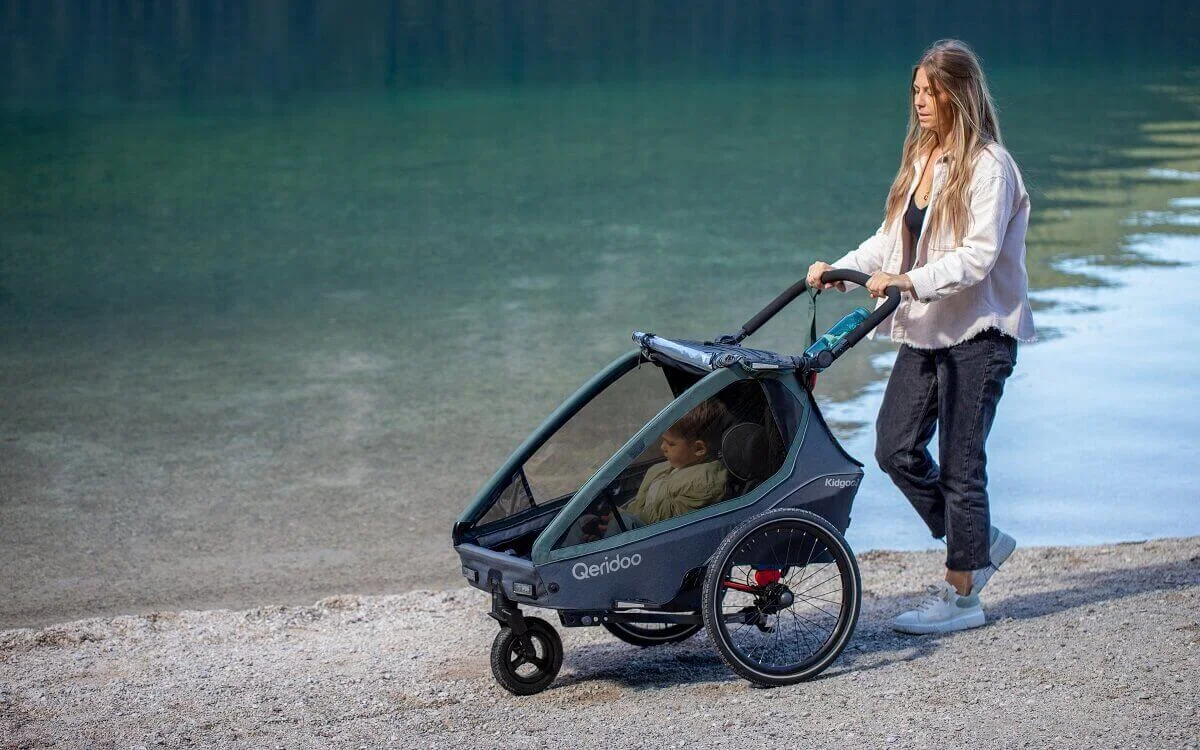 Vom Fahrrad zum Spaziergang: Fahrradanhänger als Kinderwagen